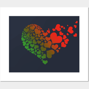 Scattering Heart Posters and Art